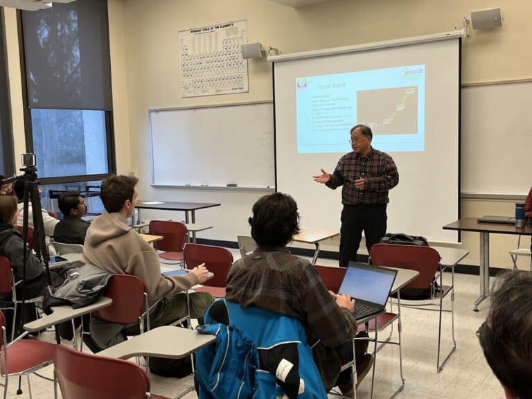 Albert talks AI to SFSU students